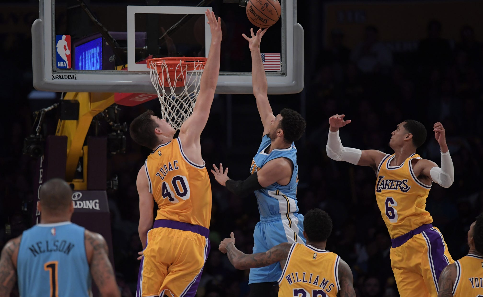 Los Angeles Lakers Ivica Zubac Shines Against Denver Nuggets Fox Sports