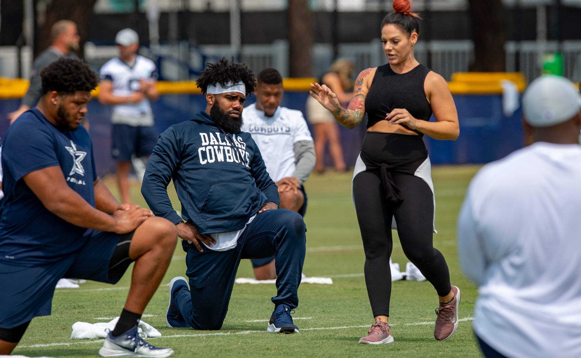 Tackle this: NFL players benefit from regular yoga ...