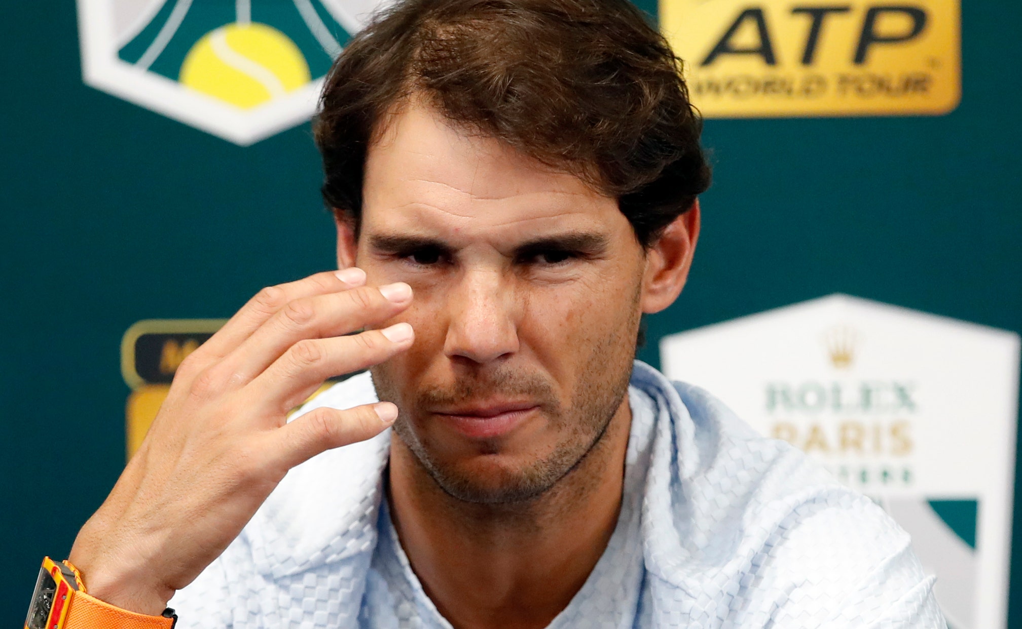 Rafael Nadal Pulls Out Of Paris Masters With Abdominal Pain Fox Sports