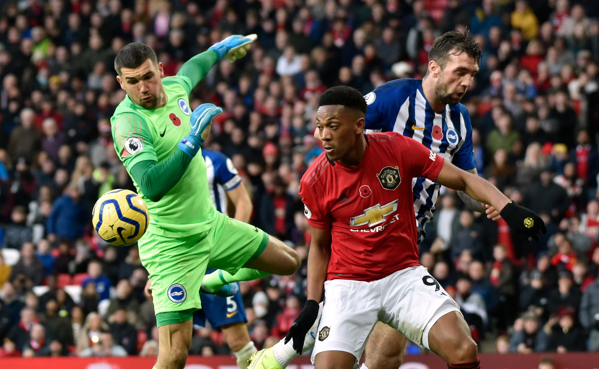 Manchester United Vs Brighton Reddit Live Stream Man United beats Brighton 3-1 in Premier League | FOX Sports