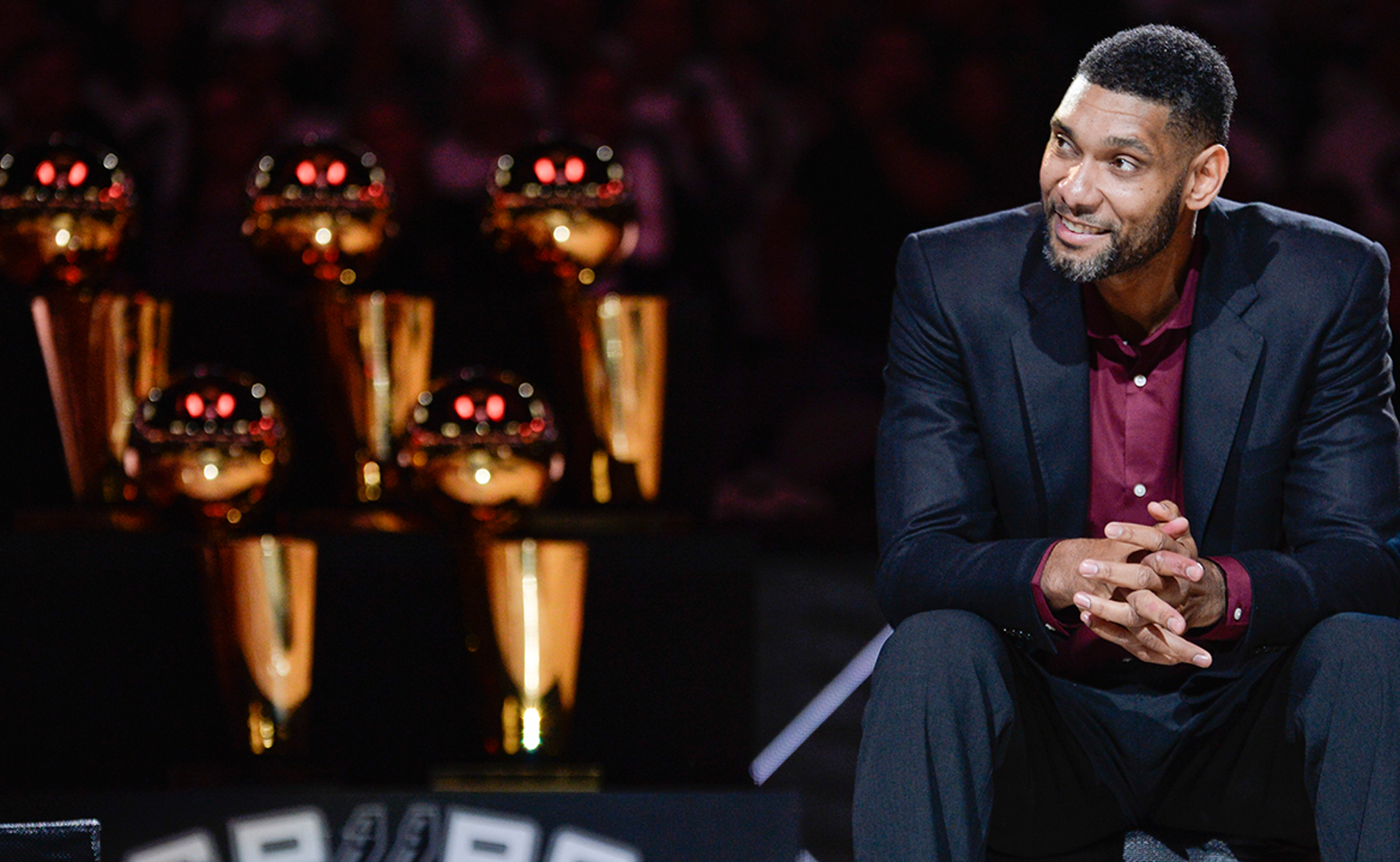 Tim duncan jersey retirement video clearance