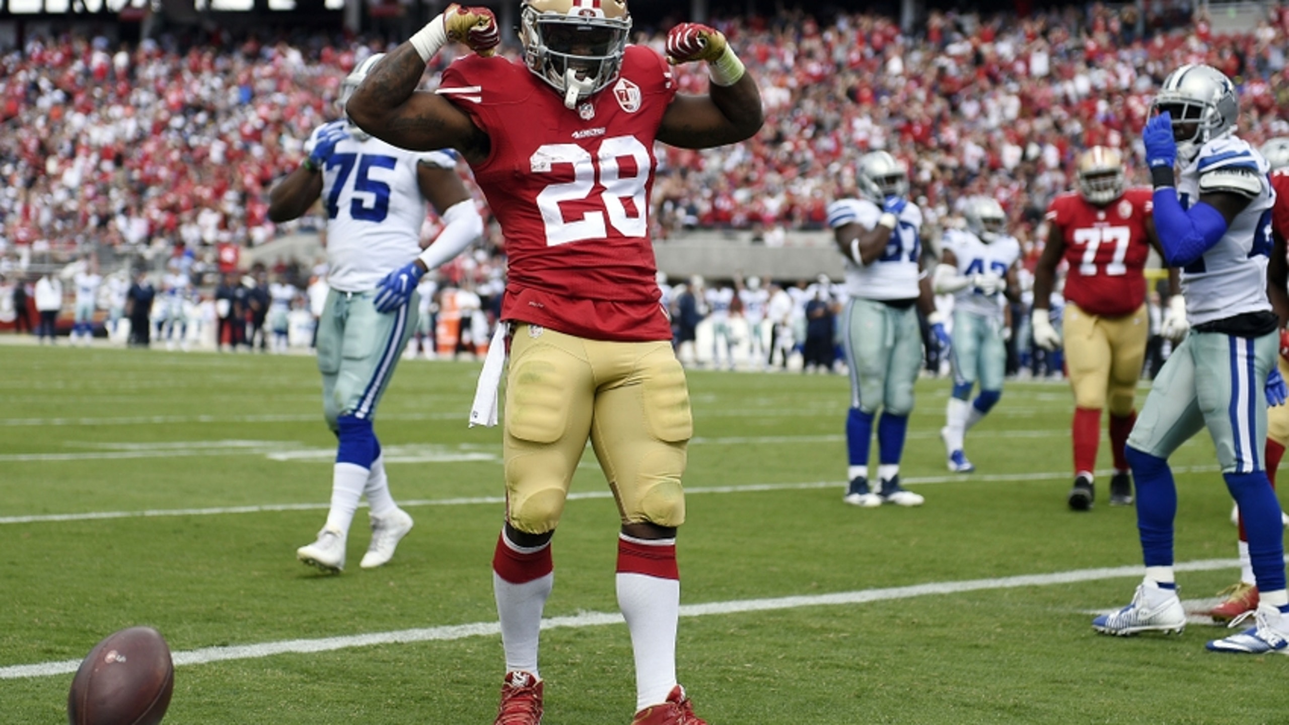 San Francisco 49ers Ranking The 5 Best Players In 16 Fox Sports