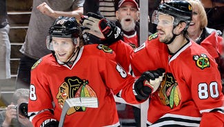 Next Story Image: Kane scores twice as Blackhawks beat Wild for 2-0 series lead