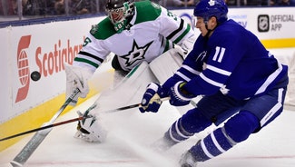 Next Story Image: Anton Khudobin makes 30 saves, Stars beat Maple Leafs 2-1