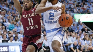 Next Story Image: Johnson, Maye lead No. 8 UNC past No. 16 FSU, 77-59