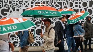 Next Story Image: The Latest: Rain delaying start of play at French Open