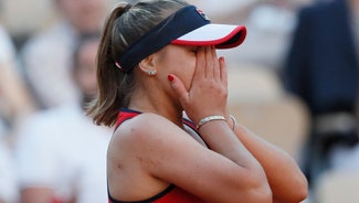 Next Story Image: Young American who upset Williams in action at French Open