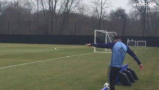 Next Story Image: Who would win a trick shot contest: Luis Suarez or David Villa?