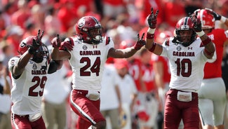 Next Story Image: Mukuamu's 3 picks help SC shock No. 3 Georgia 20-17 in 2OT
