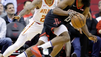 Next Story Image: Harden’s 30-point streak ends as Rockets beat Hawks 119-111