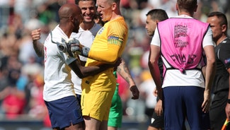 Next Story Image: Pickford penalty star as England ends 3rd in Nations League