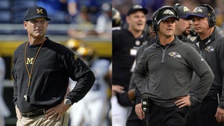 Next Story Image: The Harbaugh brothers enjoy a day and an honor back home
