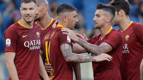 Roma beats Cagliari to move into Serie A top 4