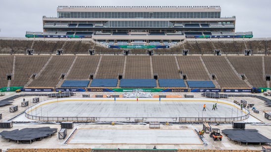 Blackhawks take on Bruins in Winter Classic at Notre Dame
