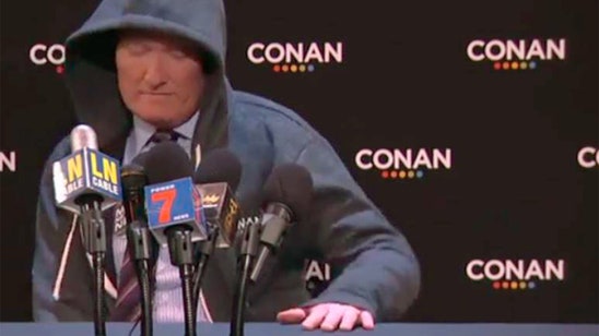 Conan pulls a Cam Newton after late-night joke bombs