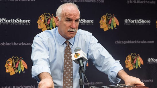 Quenneville fits epic rant, podium storm-off into 14 glorious seconds