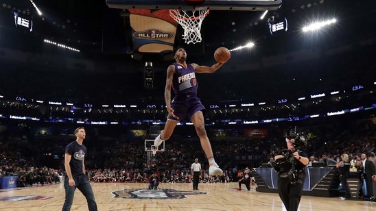 Derrick Jones Jr. in slam dunk contest