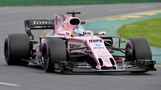 Think pink! First photos of the pink Force India on track