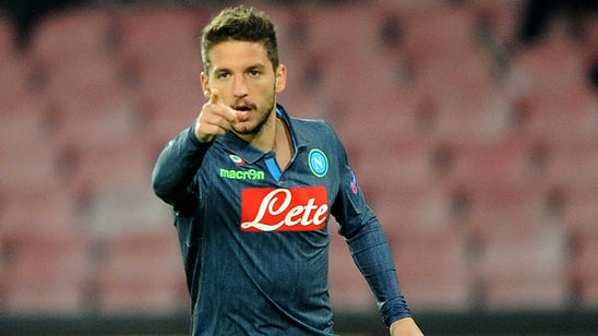 Dries Mertens is on the hunt for a kid in a National Geographic photo wearing his jersey