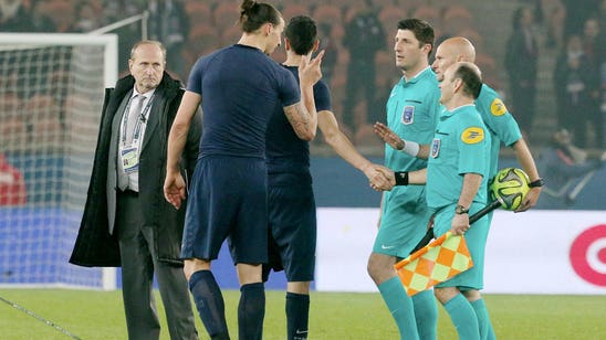 Referee dares to tell Ibrahimovic: 'You can't have this ball'