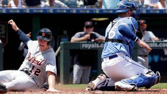 Tigers plate 7 in 3rd, beat Royals 12-8 after Bailey trade