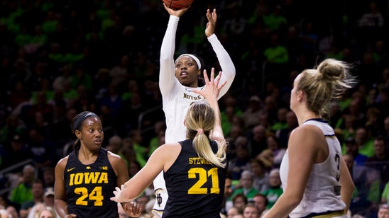 Ogunbowale scores 30 as No. 1 Irish rout No. 14 Iowa 105-71