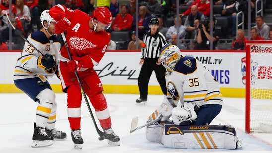 Ullmark makes 41 saves, Sabres beat Red Wings 2-0