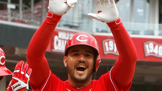Reds' Suarez homers for the fourth time in six games