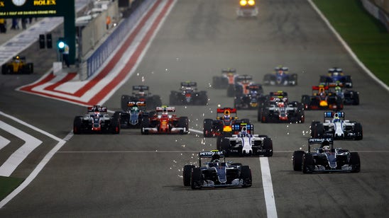Starting lineup for the Bahrain GP