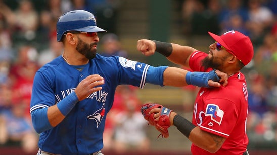 Odor suspended for 8 games, Bautista for 1 for brawl
