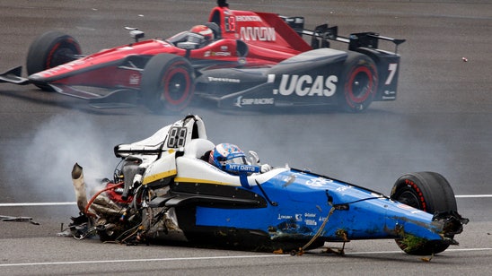 Photos from Scott Dixon's dramatic Indianapolis 500 crash