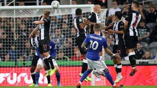 Leicester beats Newcastle on penalties in League Cup