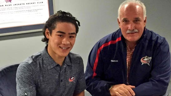 Blue Jackets sign Ohio teen to entry-level deal
