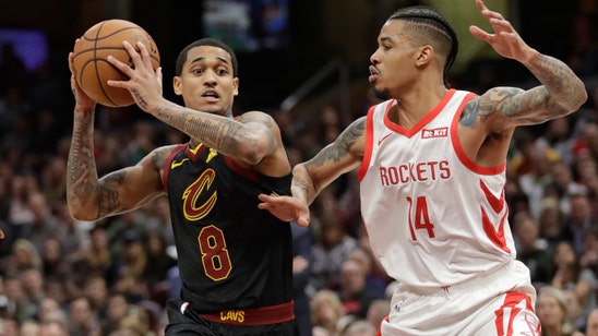 Sexton scores 29 as Cavs hold off Harden, Rockets 117-108