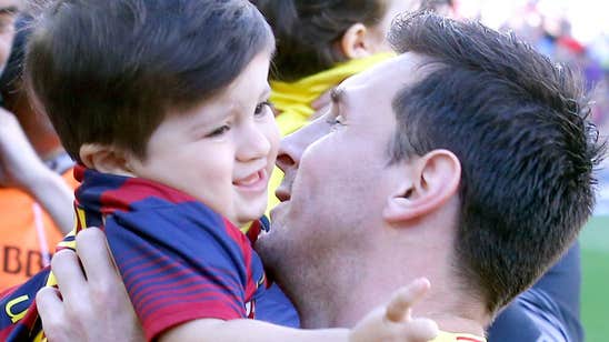 Thiago Messi says Happy Birthday to his father in adorable Instagram post