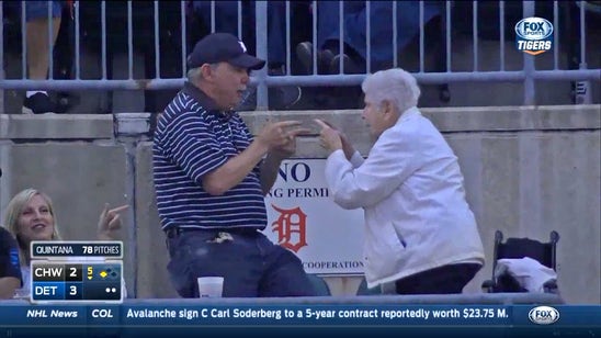 Cutest celebration of MLB season? Not from kids, but from this elderly duo