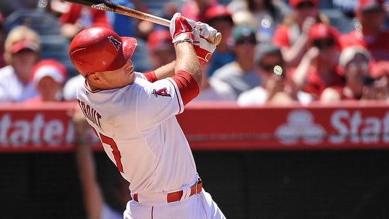 Los Angeles Angels center fielder Mike Trout has added yet another skill to his MVP resume