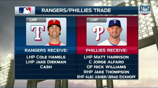 Rangers Live: Breaking Down the Cole Hamels Trade