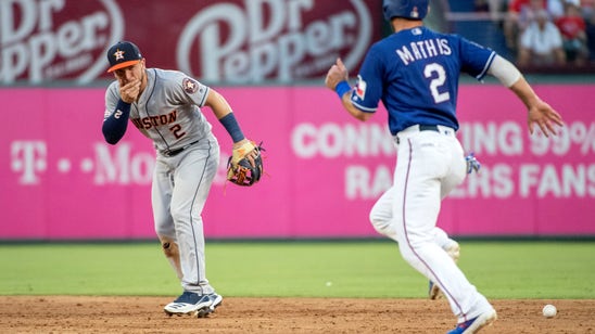 TKO to the chin: Astros' Bregman out after grounder to face