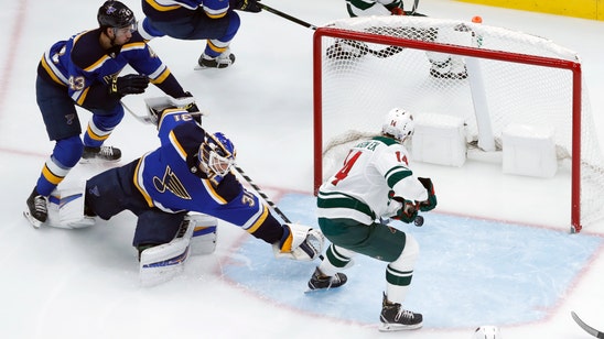 Granlund scores in third to lift Wild over Blues 3-2.