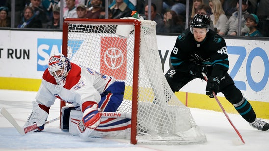 Hertl’s 30th goal leads Sharks past Canadiens 5-2