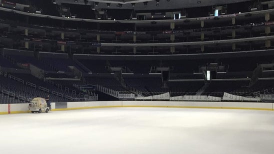 Frozen tundras: Ice added to STAPLES Center, Honda Center for NHL season