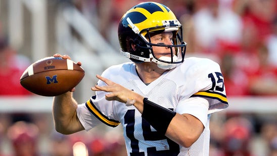 WATCH: Jake Rudock leads Michigan to OT win at Indiana with wide open TD pass
