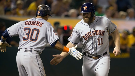 Astros hit four homers, McHugh wins 16th in win over A's