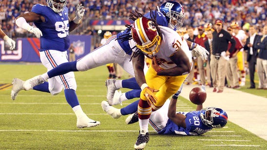 Redskins repeatedly having problems running ball, tackling