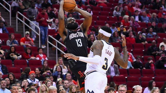 Harden returns to lead Rockets over Nuggets, 130-104