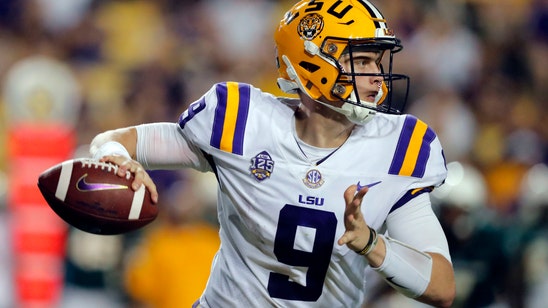 No. 6 LSU buoyed by Burrow's intangibles, if not his stats