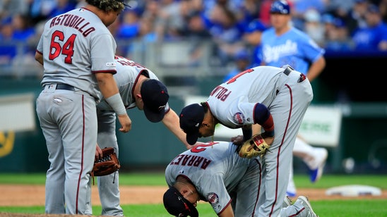 Arraez gets hurt in Twins' 4-3 victory over Royals