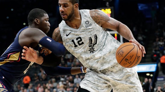 Aldridge helps Spurs escape pesky Pelicans, 113-108