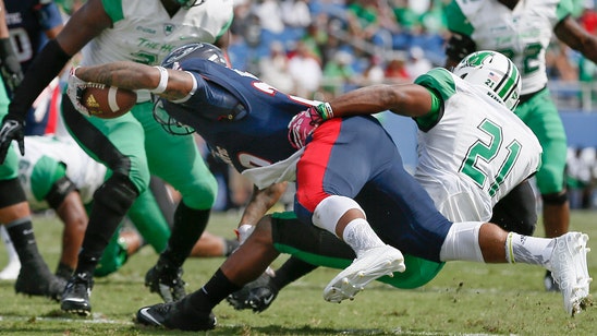 Florida Atlantic stuffed late in home loss to Middle Tennessee